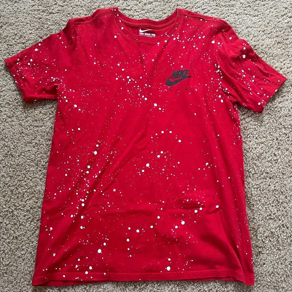 Mens Nike tee shirt red